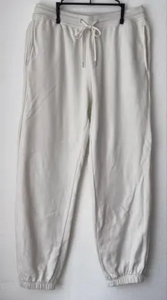 GU スウェットジョガーパンツ　ホワイト 3XL