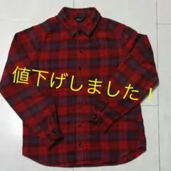 コムサイズム　 チェックシャツ　150㎝