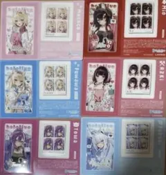 ホロライブ ローソン クリアシート 6枚セット