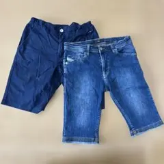 DIESEL & TOMMY HILFIGER 半ズボン 2点セット