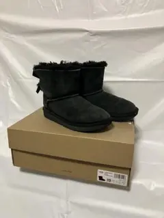 UGG ブラック ムートンブーツ 19.5cm