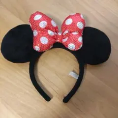 ミニーちゃんカチューシャスパンコール