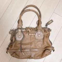 新品未使用タグ付 FACONDINI 本革 2WAY ショルダーバッグ ブロンズ 
