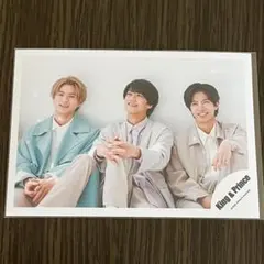 平野紫耀&髙橋海人&神宮寺勇太 公式写真 ポートレート オフショ キンプリ