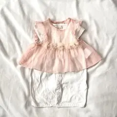 【極美品】プティマイン 50-70 2wayオール ＆ チュール 2点セット