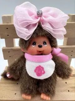 激レア！monchhichi モンチッチ　マスコット　ストラップ　レトロのサムネイル