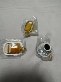 コメダ珈琲店 ボールチェーン付きマスコット 3種セット　食玩