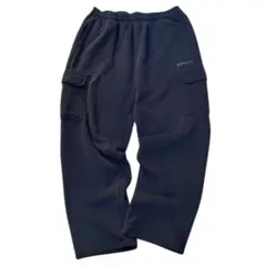 ブラック希少 ! AND1 カーゴ スウェットパンツ 黒 XL スウェパン