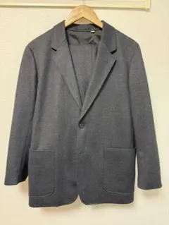 新品未使用UNIQLO U テーラードジャケット 緑 深緑XS セットアップ