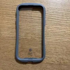 アイフェイ風　グレー透明ケース　iPhone15 Plus
