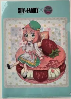 非売品　SPY×FAMILYアーニャ　マカロンコラボクリアファイル
