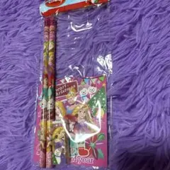 ディズニープリンセス クリスマス文具セット 鉛筆 消しゴム メモ帳