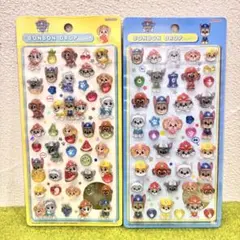 ボンボンドロップシール　パウパトロール　バッジ　フルーツ　パウパト　新作