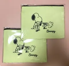 アオキ スヌーピー ポーチ 2個セット