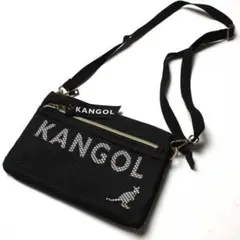 KANGOL ショルダーバッグ サコッシュ ブラック