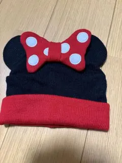 ミニーマウス 耳付き帽子 50cm