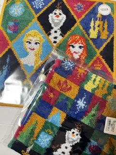 最終値下げ＊新品未開封＊アナ雪フェイラーハンカチ&巾着