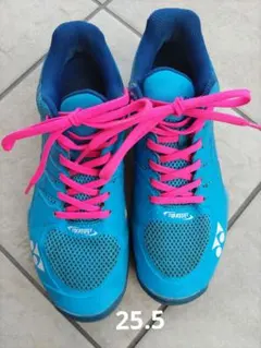 【あおさま専用】YONEX テニスシューズ 青　25.5