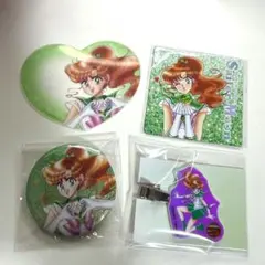 セーラームーン ジュピター 缶バッチ マグネット ヘアピン