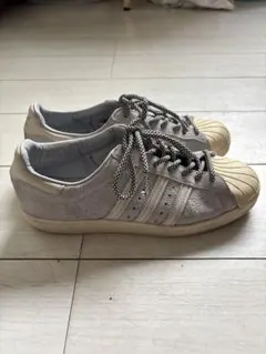 復刻 希少 26cm adidas スーパースター 80s グレー S75489