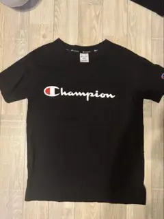 Champion ブラック Tシャツ キッズ用Sサイズ