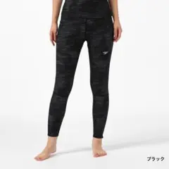 【美品】Speedo 水陸両用レギンス SFW82152 Mサイズ　ノイズ柄のサムネイル