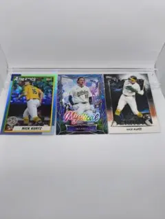 ニック・カーツ Topps MLB アスレチックス RC 3枚