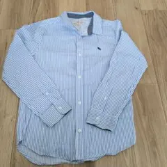 150 H&M L.O.G.G. ストライプ長袖シャツ