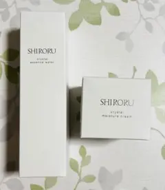 SHIRORU クリスタルエッセンスウォーター＆モイスチャークリーム　セット売りのサムネイル