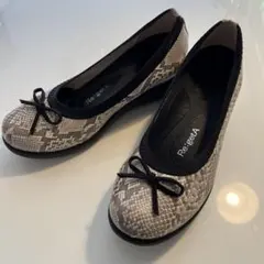 Re:getA ヘビ柄 シューズ S
