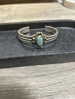 スティーブアルビソ　モレンシターコイズケーブルバングル スティーブアルビソ モレンシターコイズケーブルバングル Steve arviso