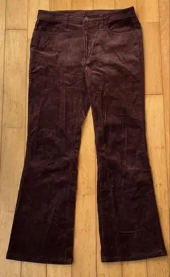 ユニクロ コーデュロイ パンツ フレアパンツ