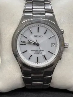 SEIKO セイコー 電波ソーラー チタン 腕時計 RADIO WAVEのサムネイル