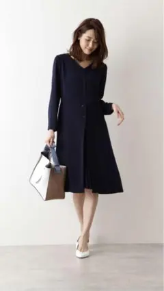 ☆新品未使用　NATURAL BEAUTY BASIC プリーツドッキング