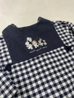 バースデイ、コトリ、刺繍セーラー襟トップス