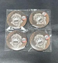 鬼滅の刃　ダイニング　無限城　第三期　お楽しみくじ　缶バッジ　我妻善逸　4個