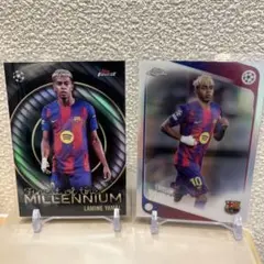 Topps Finest Lamine Yamal 2장 세트