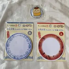 ちいかわ　ちいかわ寿司　お寿司屋さんみたいなお皿ふせん（並）（上）2点セット