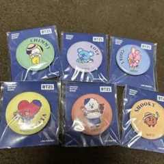 ホ*カ様 BT21 缶バッジ 6個