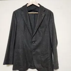 TAGLIATORE ダークグブラウンチェック柄 テーラードジャケット