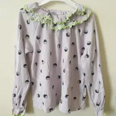 マーキーズ　陰陽　長袖フリルカットソー 140