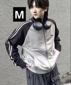 Kappa ジャージ トラックジャケット ジップアップ　ベージュ　M