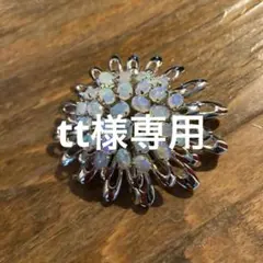 0823-9 遺品整理 オパール ブローチ アクセサリー 18K - メルカリ