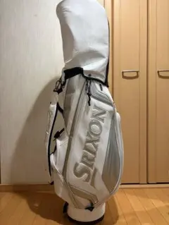 SRIXON ゴルフキャディバッグ ホワイト×ブルー(中古品) - メルカリ