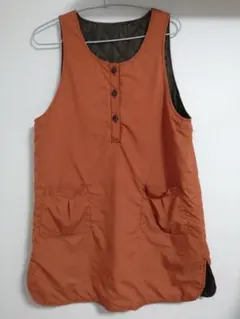 【古着】ポーラ　ソフィカル　撥水　ジャンパースカート　エプロン　L〜LL