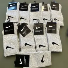 Nike グレー ソックス 10足セット