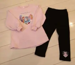 プリキュア　ピンクチュニックトレーナー　長ズボンセット　110