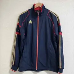 adidas プロフェッショナル ジャージ ジャケット ネイビー 金ライン