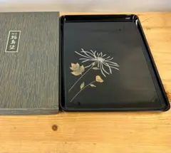 黒塗木製漆　　越前塗 進物盆 2枚セット 木製 うるし塗 黒塗木製漆 越前塗 進物盆 2枚セット 木製 うるし塗最終日 - メルカリ