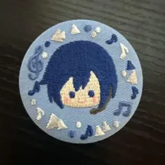 プロセカ　刺繍缶バッジ　KAITO
